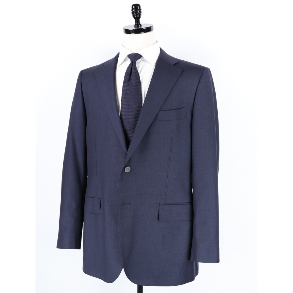 SuitSupply Suit 44L Blue Perennial Vitale Barberis Canonico 110's Wool - Picture 4 of 16